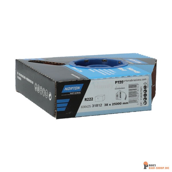 nortonschleifmittel/NORTON_schleifmittel_63642531812 Handy Rolls Norton R222 38.00x25m GRIT 120_138170